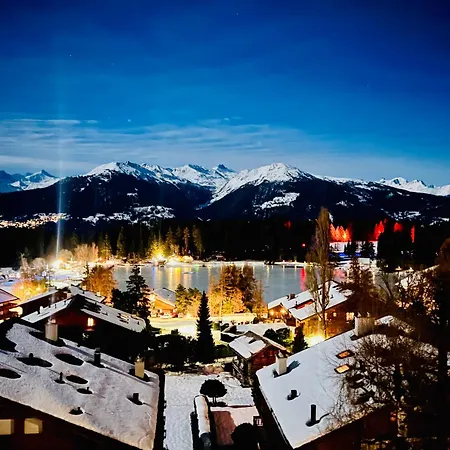 Magnifique Attique Avec Vue Sur Le De La Moubra Crans-Montana