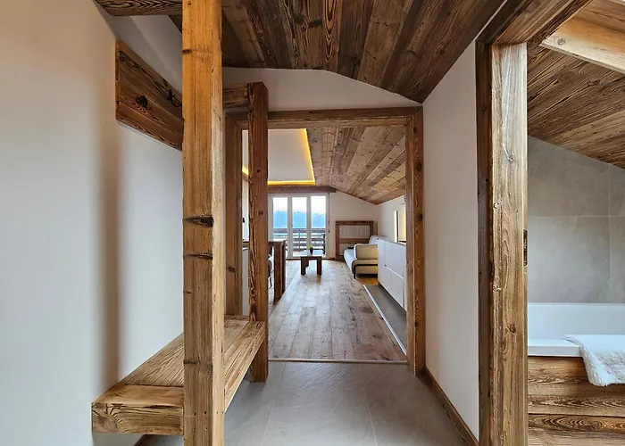 Magnifique Attique Avec Vue Sur Le De La Moubra Crans-Montana